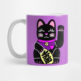 Black Maneki neko Mug